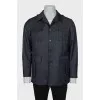 Men's wool and mohair jacket