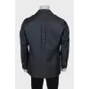 Men's wool and mohair jacket