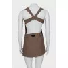 Brown buttoned sarafan
