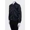 Blue bomber jacket with buttons