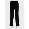 Men's Velour Trousers with Arrows