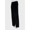 Men's Velour Trousers with Arrows
