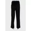 Men's Velour Trousers with Arrows