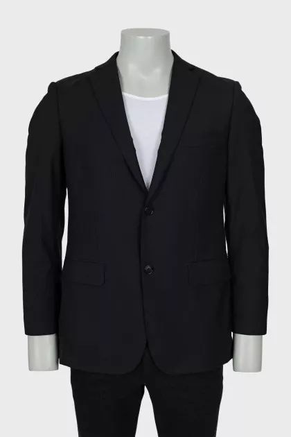 Men's Striped Slim Fit Blazer