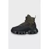 Men's boots with a massive sole