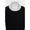 Fitted dress with back decoration