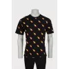 Men's loose fit printed t-shirt