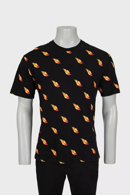 Men's loose fit printed t-shirt