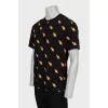 Men's loose fit printed t-shirt