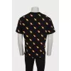 Men's loose fit printed t-shirt