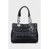 Soft Lady Dior Cannage leather bag with tag