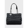 Soft Lady Dior Cannage leather bag with tag