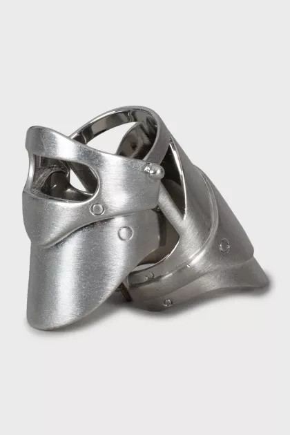 Silver Ring Armor Unisex
