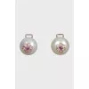 Berry rose gold earrings