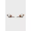 Berry rose gold earrings