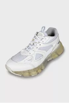 Men's sneakers with mesh inserts