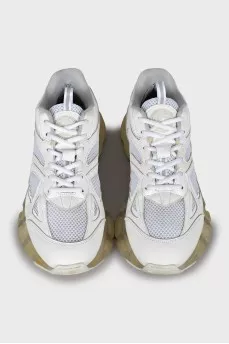 Men's sneakers with mesh inserts