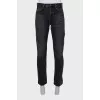High waisted straight fit jeans