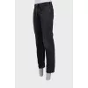 High waisted straight fit jeans