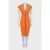 V-neck bodycon dress