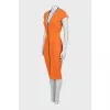 V-neck bodycon dress