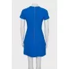 Fitted dress with short sleeves