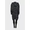 Black hooded cloak