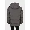 Men's down jacket with detachable sleeves
