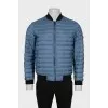Men's quilted jacket with zip