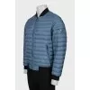 Men's quilted jacket with zip