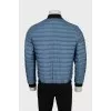 Men's quilted jacket with zip