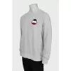 Men's sweatshirt with patch