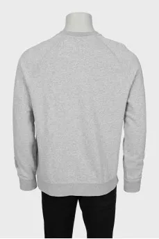 Men's sweatshirt gray with logo