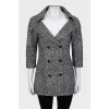 Double-breasted wool jacket