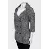 Double-breasted wool jacket