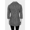 Double-breasted wool jacket