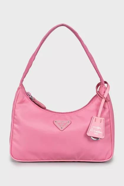 Pink Re-Nylon Re-Edition 2000 Bag
