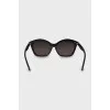 Black and white printed sunglasses