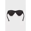 Black sunglasses with logo