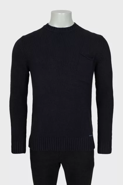 Men's Blue Sweater With Tag