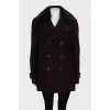 Men's double breasted cashmere coat