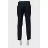 Men's blue wool trousers
