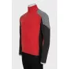 Men's wool zip sweater
