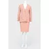Tweed suit with a skirt