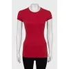 Long red t-shirt