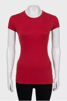 Long red t-shirt