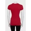Long red t-shirt