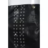 Leather pencil skirt