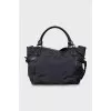 Tote bag with signature print