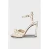 White sandals Sacora 100